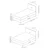 Hanah Home Osnova za krevet sa uzglavljem Motya, 150x110x200 cm, Antracit