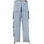 Urban Classics Kargo kavbojke moder denim
