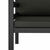 Sofa za jednu osobu s jastucima aluminijska antracit