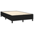 Box spring postelja z vzmetnico LED črna 120x200 cm blago