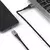 SUPERIOR USB data kabal SU-K104 , Fast, 27W, 3A, USB A na Type C , 1m, Crni