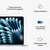 Apple Laptop MacBook Air mc6t4cr/a, 13, M4, 16GB RAM, 256GB SSD, YU raspored, Svetloplavi