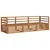 Set vanjskih sofa 3 kom. Prirodna Čvrsto drvo akacije