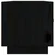 TV ormarić crni 80 x 34 x 35 cm od masivne borovine