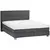 BOXSPRING KREVET 120/200 cm siva