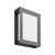 KARP ZIDNA/STROPNA SVJETILJKA LED/6W/600lm/2700K/IP44/ANTRACIT