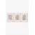 Wallity slika 3Dartsoho54, 3 dijela, 33 x 48 cm