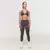 GymBeam Fierce Halter Sports Bra Grey