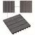 Pločice za decking 22 pcs Tamno smeđa 30 x 30 cm