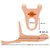 shumee Silikonska proteza za penis Strap-On, prazna, 14 cm, srednje velika, meso
