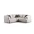 Atelier del Sofa Ugaona garnitura Sofia, 205x205x85 cm, Bela