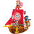 ECOIFFIER Set piratski brod - SM003023 -   18+ meseci, Plastika