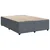 Vidaxl Box spring postelja z vzmetnico temno siva 160x200 cm žamet