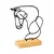 Atelier Del Sofa Dekorativna figura Equine, 26x8x17 cm, Crna