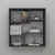 Hanah Home zidna polica Myra09, 70,8 cm, antracit