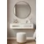 Hanah Home komoda Rany 120, 120 cm, hrast Sapphire / bela / srebrna