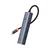 BASEUS Razdelilnik 5 v 1 HUB USB-C na HDMI USB-A USB-C PD 4K - siv