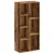 Regal za knjige boja starog drva 50x25x105 cm drveni