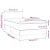 vidaXL Box spring postelja z vzmetnico LED temno siva 80x200 cm blago