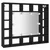 LED ormarić s ogledalom crni 91 x 15 x 76,5 cm