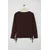 Trendyol Curve Ženska bluza Tbbaw25Af00041, Smeđa