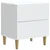 Noćni ormar 2 pcs Bijela 43 x 34,5 x 48 cm Konstruirano drvo