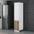 Hanah Home kuhinjski element Minar 3471, 45 cm, beli / dore