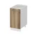 Hanah Home kuhinjski element Minar 4117, 40 cm, beli / dore