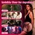 SuperLove Riding Grinding Thrusting & Clitoris Licking Vibrator with Remote & App Pink