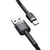 USB kabel Baseus Cafule USB Type-C 2A 3m sivo-crni