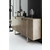 HANAH HOME Komoda Luxe Walnut Gold