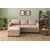 ATELIER DEL SOFA Ugaona sofa-krevet Kado Mink