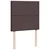 Vidaxl Box spring postelja z vzmetnico temno rjav 90x190 cm blago