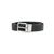 Emporio Armani - logo buckle belt - men - Black