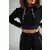 STRIX Ženski duks Essential Cropped Black
