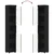 Set namještaja za kupaonicu TULUM 3 pcs Crna 60 x 34 x 63 cm