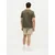 BOSS Majica Mix&Match 50515312 Khaki Regular Fit