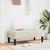klupa s jastukom Laneno platno 113 x 57 x 39 cm tkanina