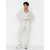 Trendyol Beige Ribbed Blouse Cardigan Trousers Knitwear Two Piece Set