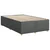 Vidaxl Box spring postelja z vzmetnico temno siva 120x200 cm blago
