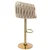 EH Barski stol Cofton Gold Beige žamet