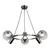 Opviq Luster Zerde-87-06, O14, 12cm, IP20 Srebrne boje