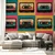 Tapeta retro barvne avdio kasete - 392x264