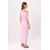 Trendyol Milla Ženska haljina Twoss24El00563, Roze