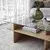 Hanah Home Klub sto Saga Square, 90x35x90 cm, Krem