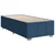 Vidaxl Box spring postelja z vzmetnico modra 90x200 cm blago