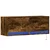 Zidni TV ormarić LED boja dimljenog hrasta 100x31x38 cm