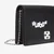 Torba Off-White Jitney Wallet On Chain Quote Black/ White Universal
