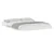 vidaXL Konstrukcija postelje Bela 160 x 210 cm Trdna borovina