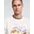 Desigual Majica kobalt modra/svetlo rumena/bela